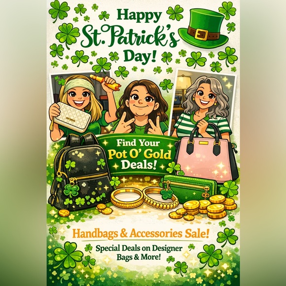 St. Patrick's Day GIVEAWAY SHOW💚🍀 ft. Mandy, Sandi, & Alicia the Purse Plug - Picture 1 of 7